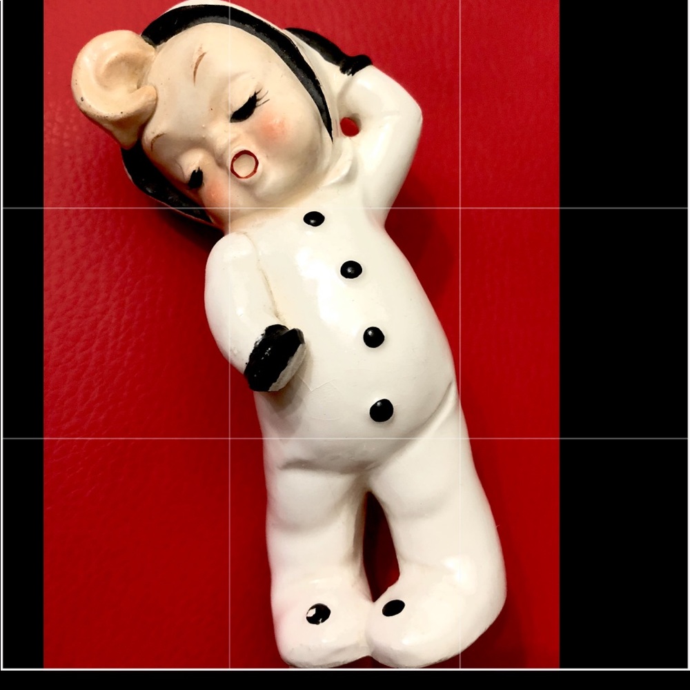 ⭐️💲SOLD💲⭐️ Vintage Kewpie Christmas caroler porcelain pinup figurine JAPAN 🤩♥️ - Picture 3 of 9